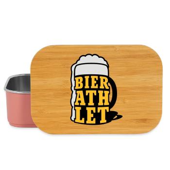 Bierathlet | Beer | Bier - Boîte à goûter - rose clair - Devant