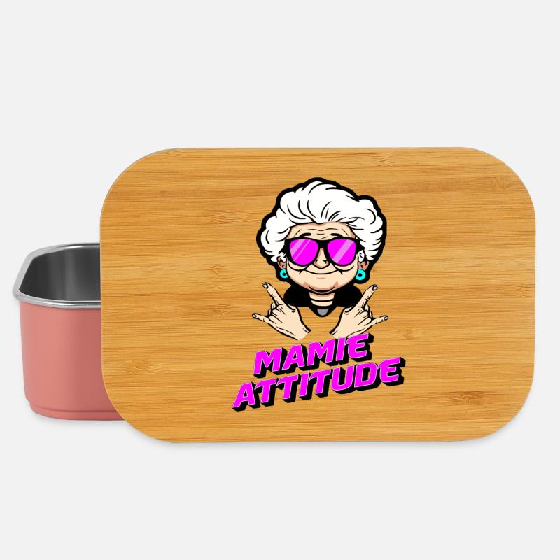 Mamie attitude - Boîte à goûter - rose clair