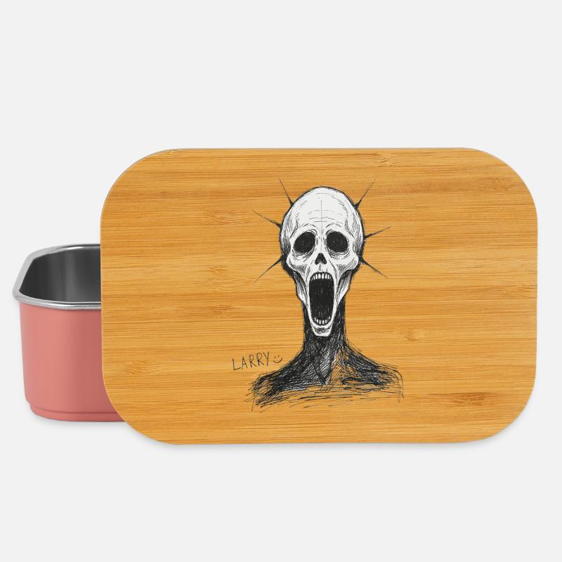 Larrys dunkle Maske - Lunch Box - Hellrosa