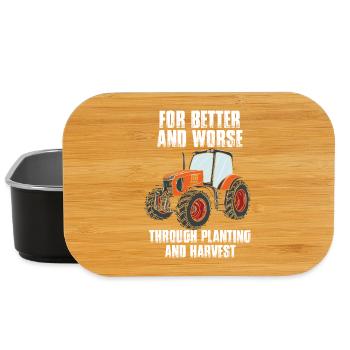 For Better Or Worse Planting And Harvest Design - Lunch Box - Schwarz - Vorne