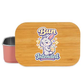 Bunny Bunny Spring Summer Easter Garden - Lunch Box - light pink - Front