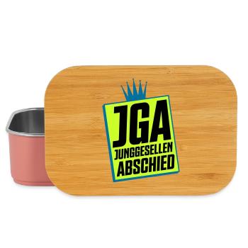 Junggesellenabschied JGA Neon Design - Lunch Box - Hellrosa - Vorne