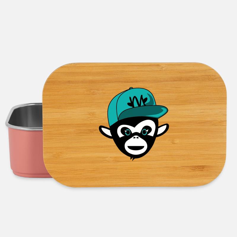 chimpanzee - Lunch Box - Hellrosa
