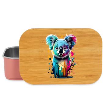 Koala Colorful - Koala Bear Australia Marsupial - Lunch Box - light pink - Front