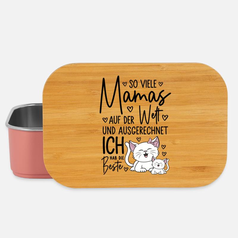 So viele Mamas Beste Mama Baby Muttertag Geschenk - Lunch Box - Hellrosa