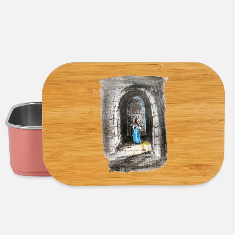 Torbogen-Maiden-Laternenlicht - Lunch Box - Hellrosa