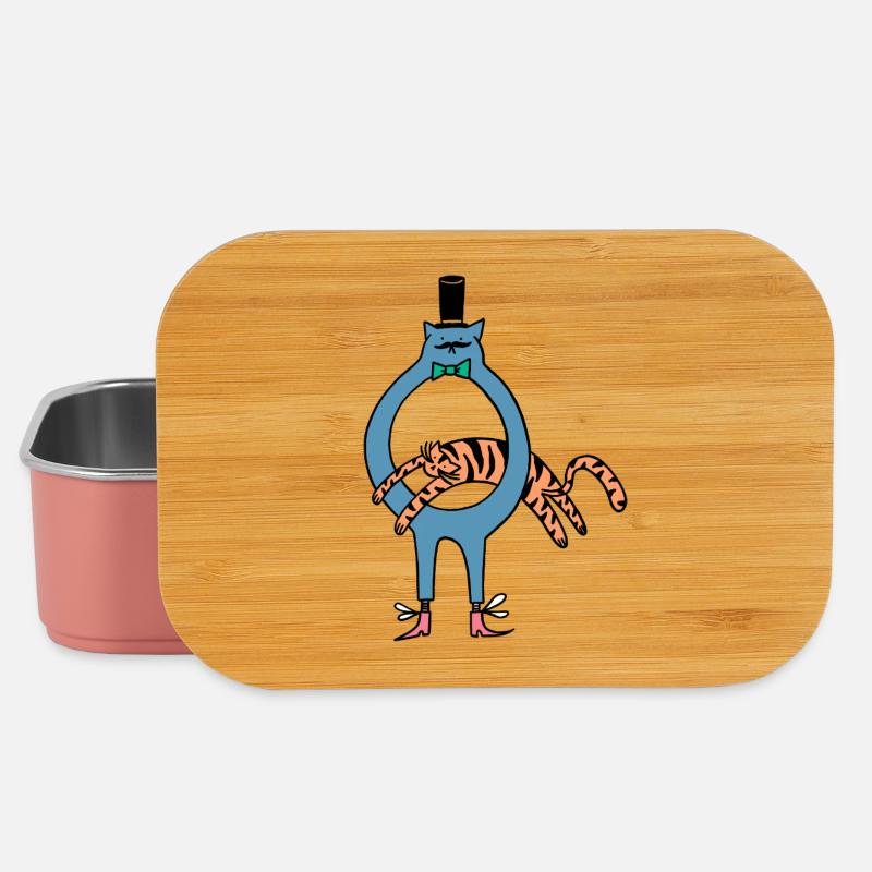Tiger_Jump - Lunch Box - Hellrosa