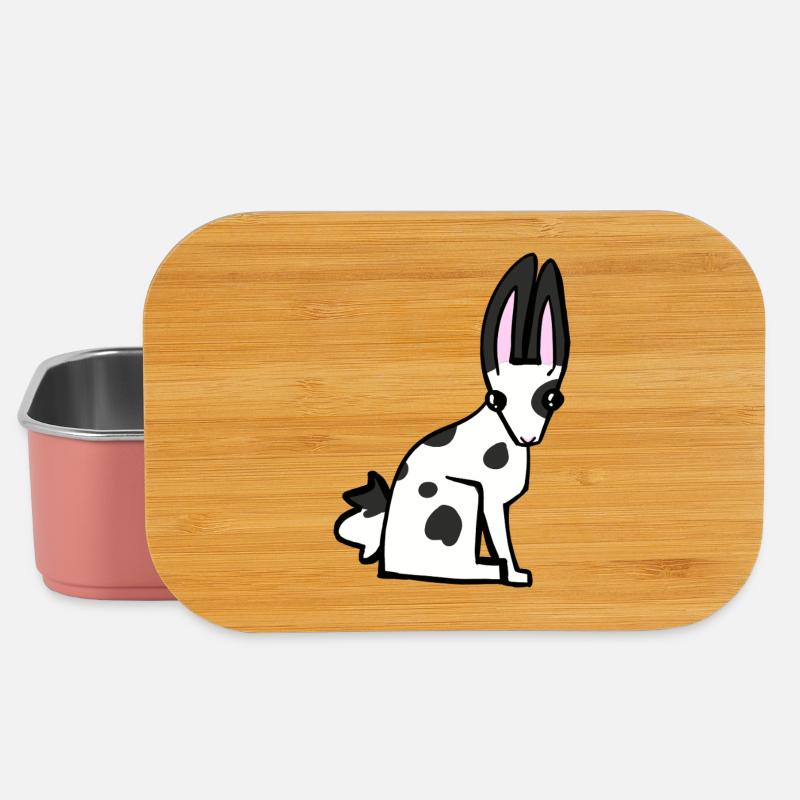 speckled bunny - Lunch Box - light pink