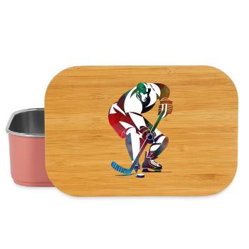 Hockey Sport Art - Lunch Box - light pink - Front