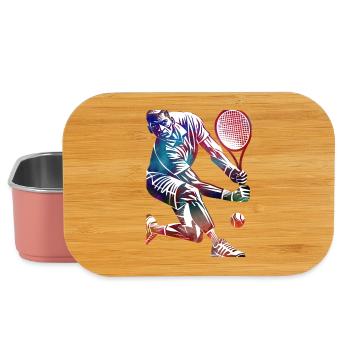 Tennisspieler - Lunch Box - Hellrosa - Vorne