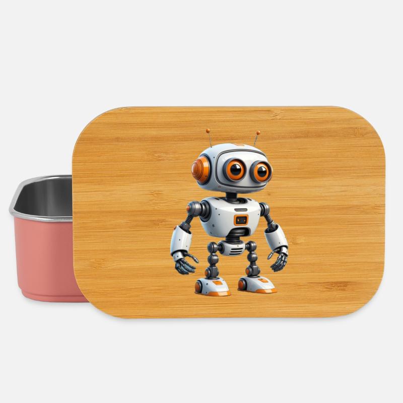 Kleiner Robo-Entdecker - Lunch Box - Hellrosa