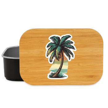 Palme - Lunch Box - Schwarz - Vorne