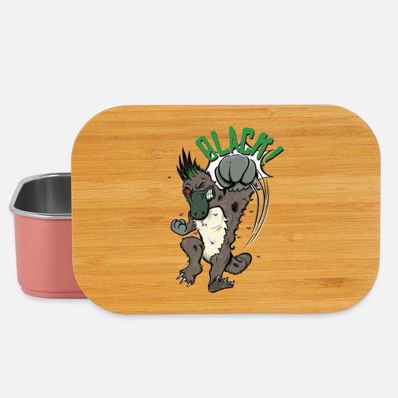 Kampfschnabeltier - Lunch Box - Hellrosa