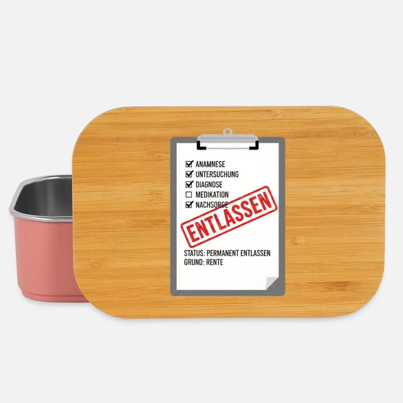 Entlassung Pflege Satire - Lunch Box - Hellrosa