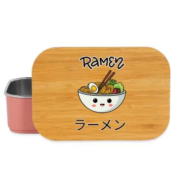 Kawaii Ramen Bowl Illustration - Lunch Box - Hellrosa - Vorne