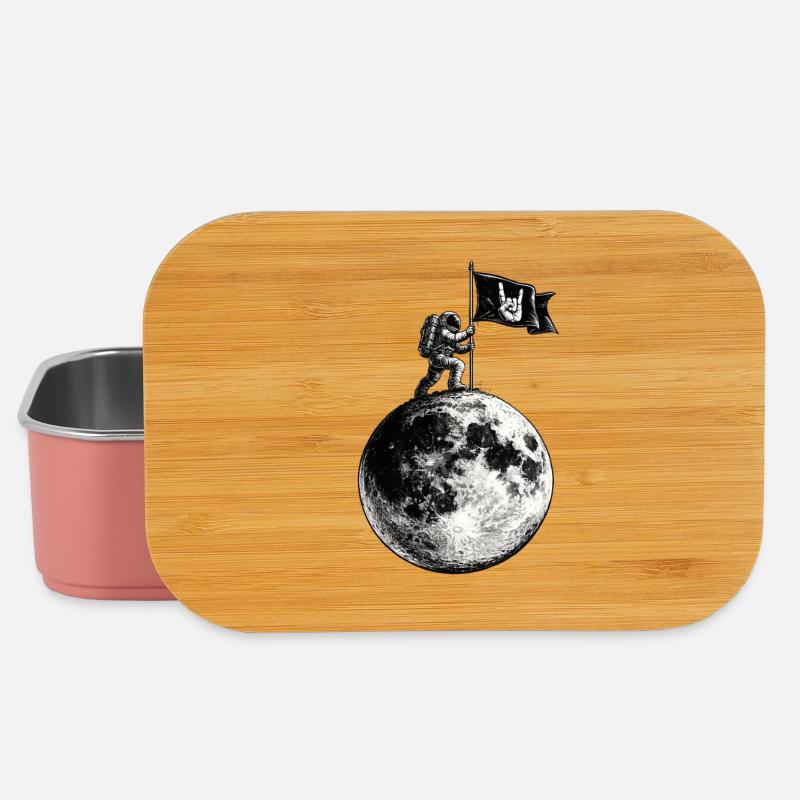 Drapeau lunaire avec panneau jupe - Boîte à goûter - rose clair