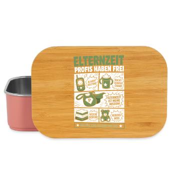 Elternzeit Profis Haben Frei - Lunch Box - Hellrosa - Vorne