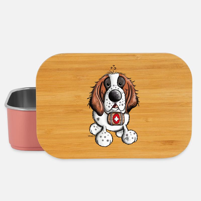 Saint Bernard - Boîte à goûter - rose clair