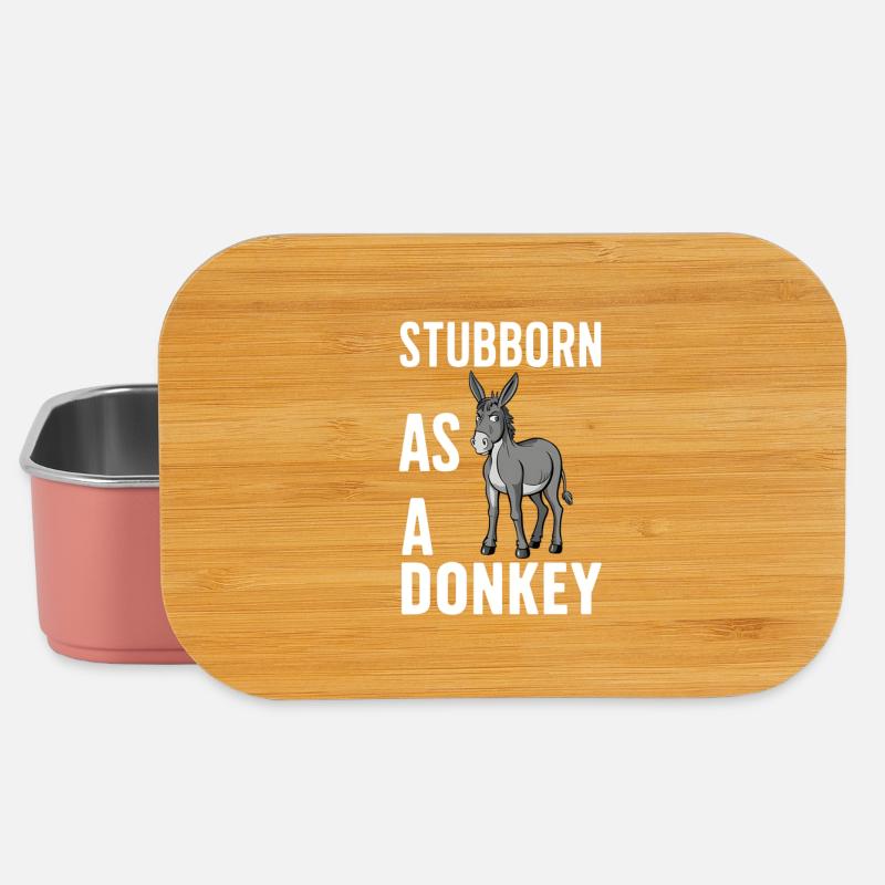 Stubborn as a Donkey - Lunch Box - Hellrosa