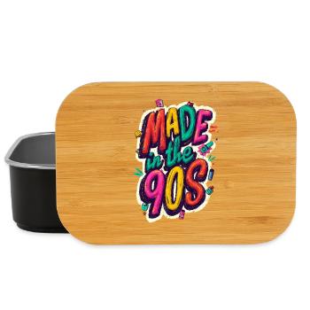 Made in the 90s - Lunch Box - black - Front