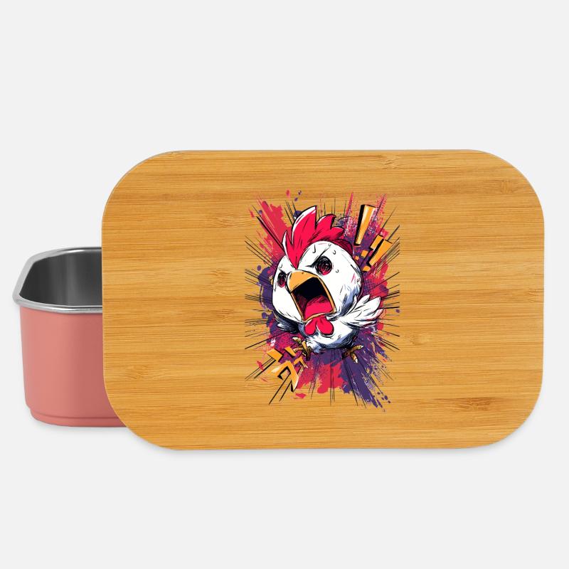 Outcry Chicken Explosion - Lunch Box - light pink