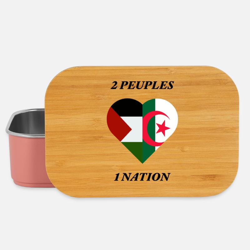 FRATERNITÉ_ALGÉRIE_PALESTINE - Boîte à goûter - rose clair