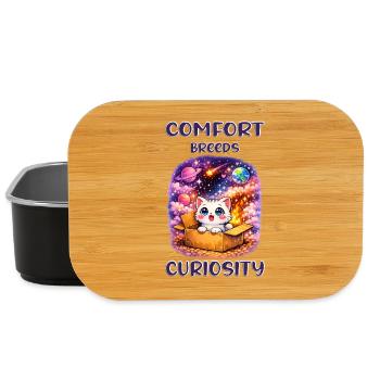 Weltraumkatze in der Box - Komfort & Kuriosität  - Lunch Box - Schwarz - Vorne