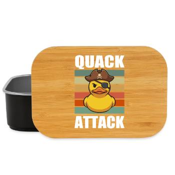 Pirate Duck Quack Attack - Lunch Box - black - Front