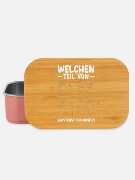 Mathe Verstehst Du Nicht - Lunch Box - Hellrosa