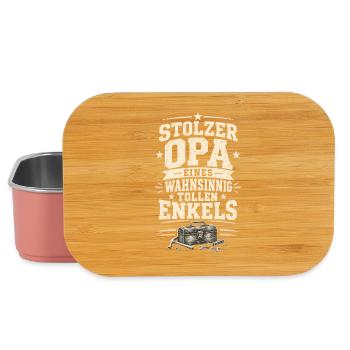 Stolzer Opa eines wunderbaren Enkels - Lunch Box - Hellrosa - Vorne