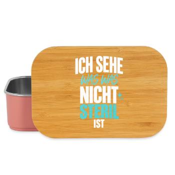 ZFA Hygieneblick ICH SEHE WAS WAS NICHT STERIL IST - Lunch Box - Hellrosa - Vorne