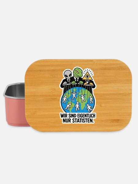 Oben lachen sie sich kaputt - Lunch Box - Hellrosa