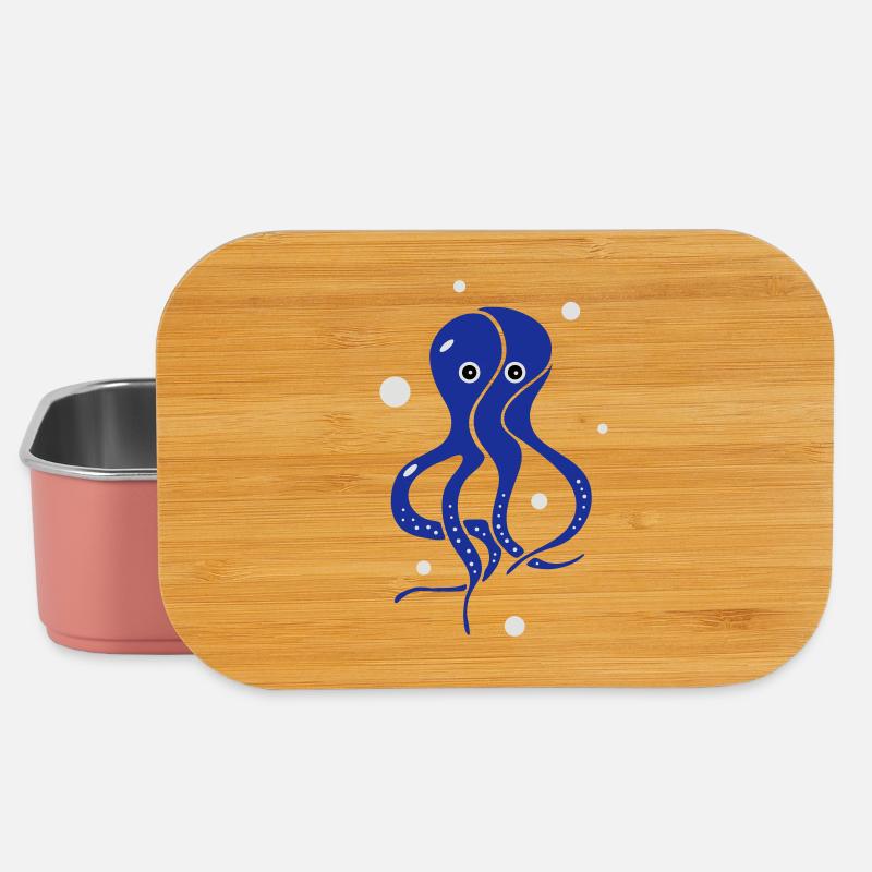 The squid - Lunch Box - light pink