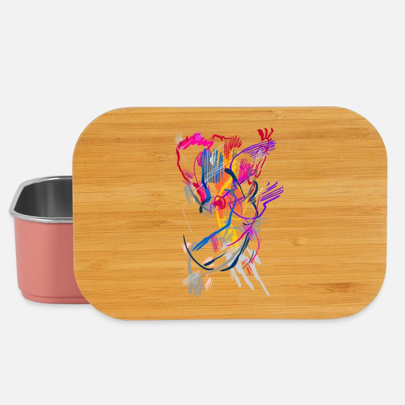 Art - Boîte à goûter - rose clair