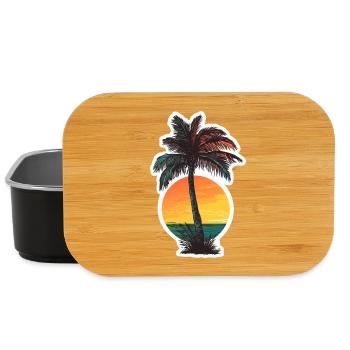 Palme - Lunch Box - Schwarz - Vorne