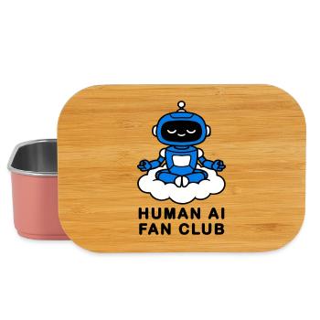 Human AI Fan Club - Lunch Box - light pink - Front