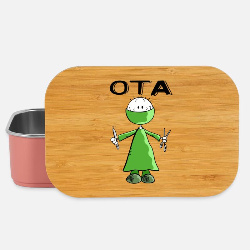 Operationstechnischer Assistent Strichmann - OTA - Lunch Box - Hellrosa