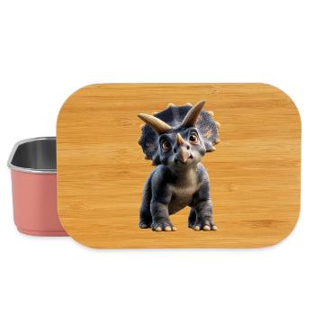 Triceratops Dinosaur Dinos Triceratops Dino - Lunch Box - light pink - Front
