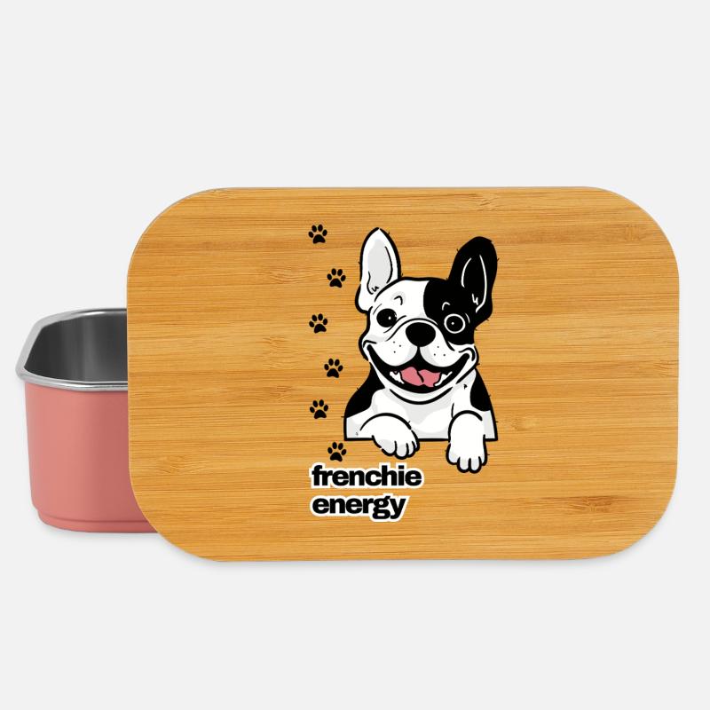 Frenchie Energy - Lunch Box - light pink