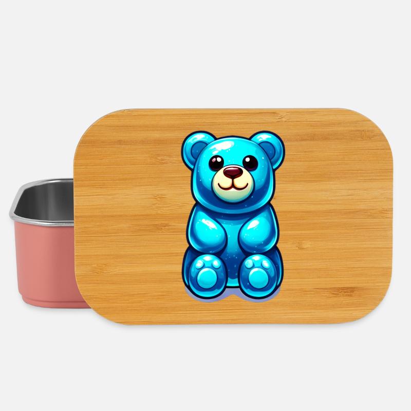 Teddybär - Lunch Box - Hellrosa