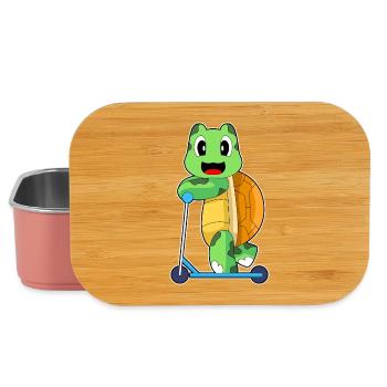 Turtle scooter - Lunch Box - light pink - Front