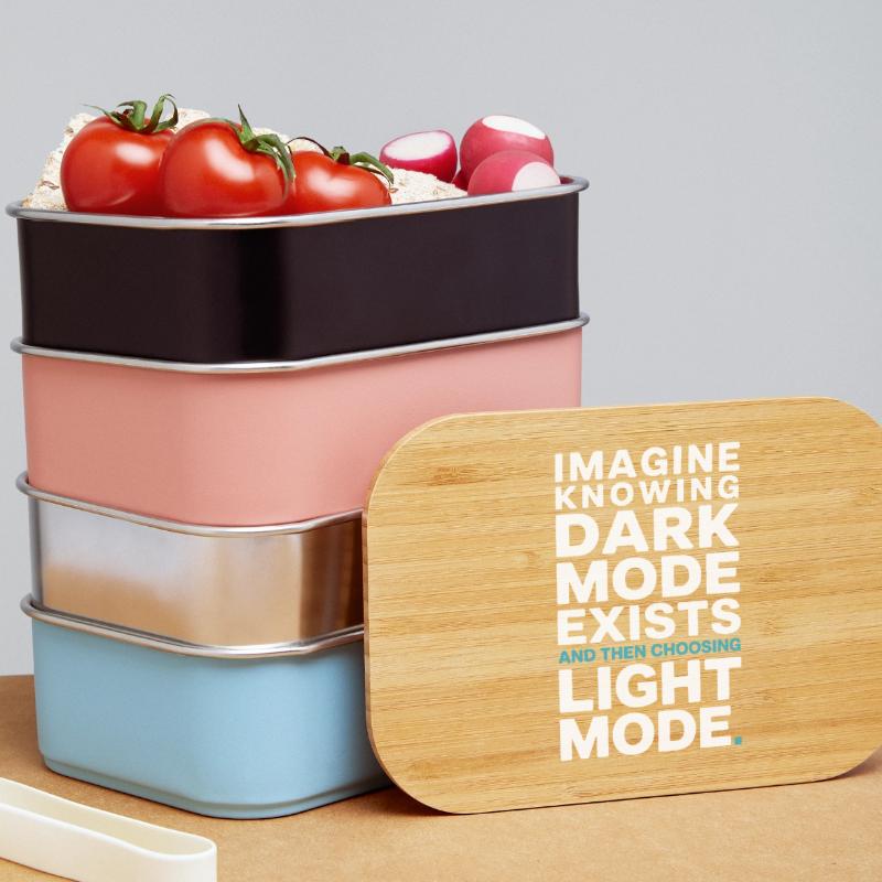 Le mode sombre existe Programmeur IT Nerd Coder Office Boîte à goûter