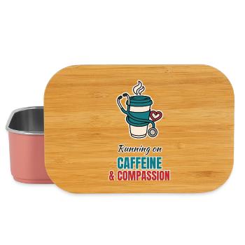 Caffeine and Compassion – Pflege mit Kaffee - Lunch Box - Hellrosa - Vorne