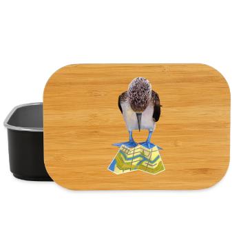 Blue-footed boobies road map - Lunch Box - black - Front