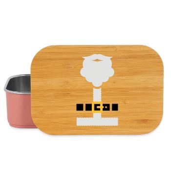 Santa suit and beard - Lunch Box - light pink - Front