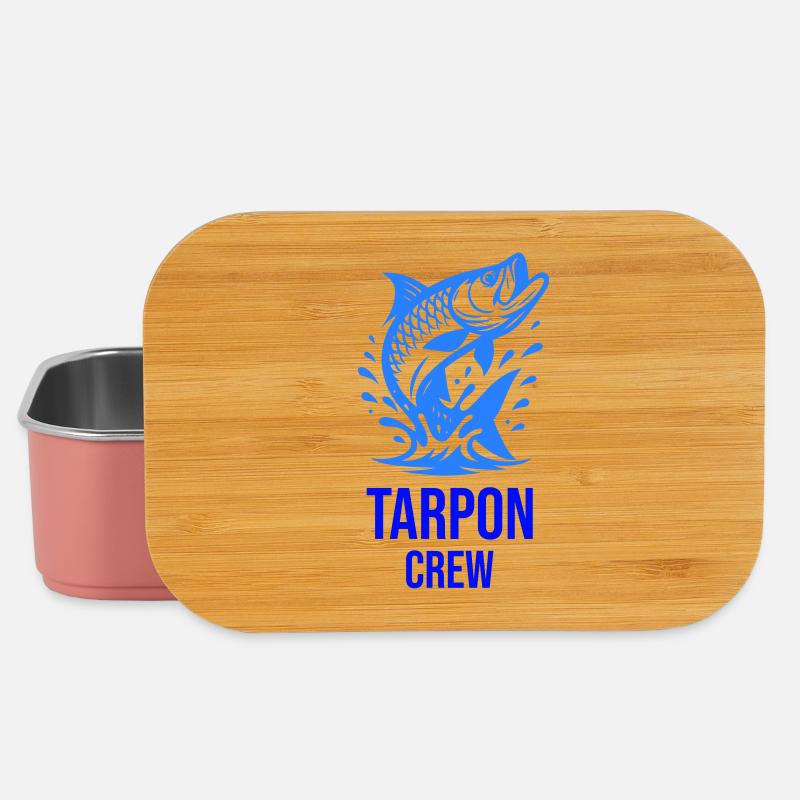 Équipage Tarpon - pêche en haute mer - Boîte à goûter - rose clair