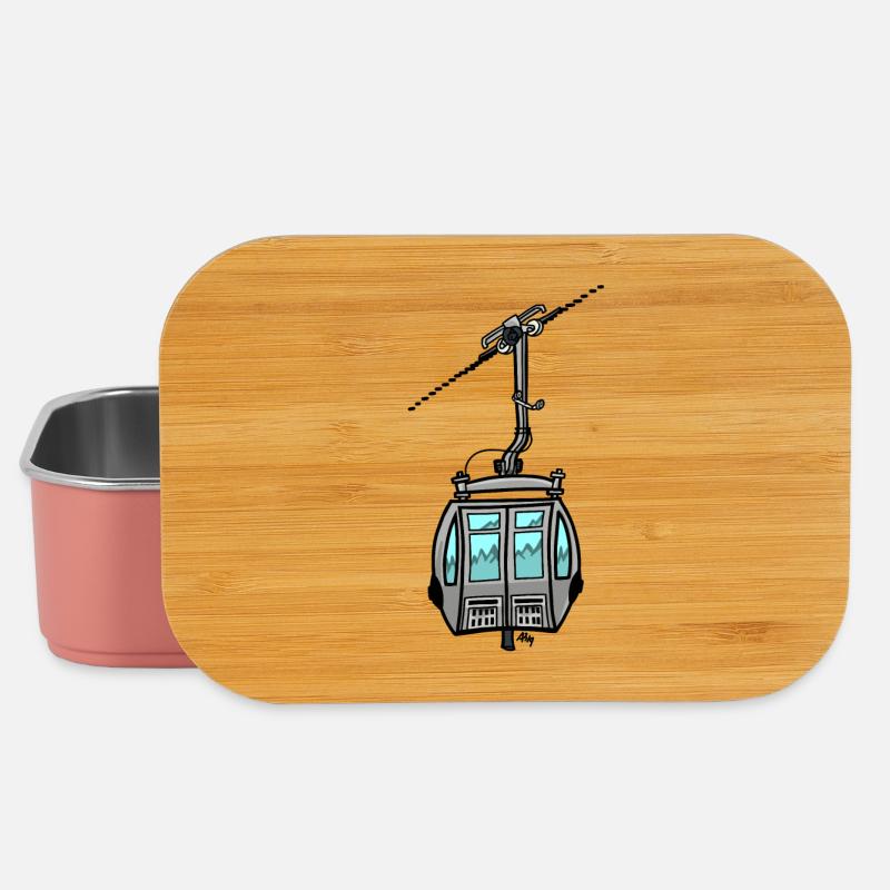 0851 lose Gondel - Lunch Box - Hellrosa