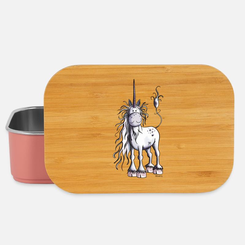 Es ist Einhorn Zeit - Lunch Box - Hellrosa