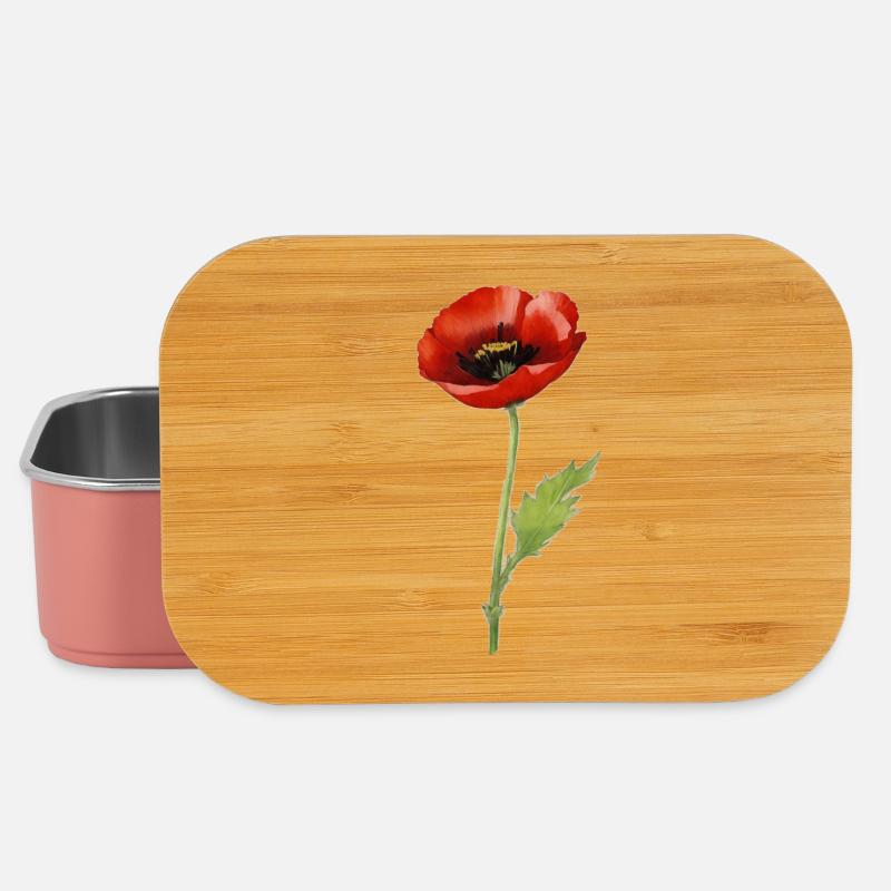Papaver - Lunch Box - Hellrosa