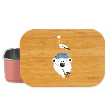 Bär mit Möwe - Lunch Box - Hellrosa - Vorne